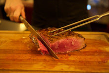 Indlæs billede til gallerivisning Saladini Trancherkniv 37,5 cm. Bøffelhorn