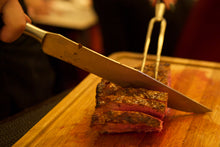 Indlæs billede til gallerivisning Saladini Trancherkniv 37,5 cm. Oliventræ