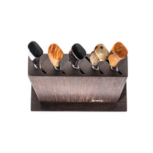 Indlæs billede til gallerivisning Saladini Knivblok Vertical Wengé