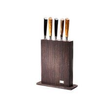 Indlæs billede til gallerivisning Saladini Knivblok Vertical Wengé