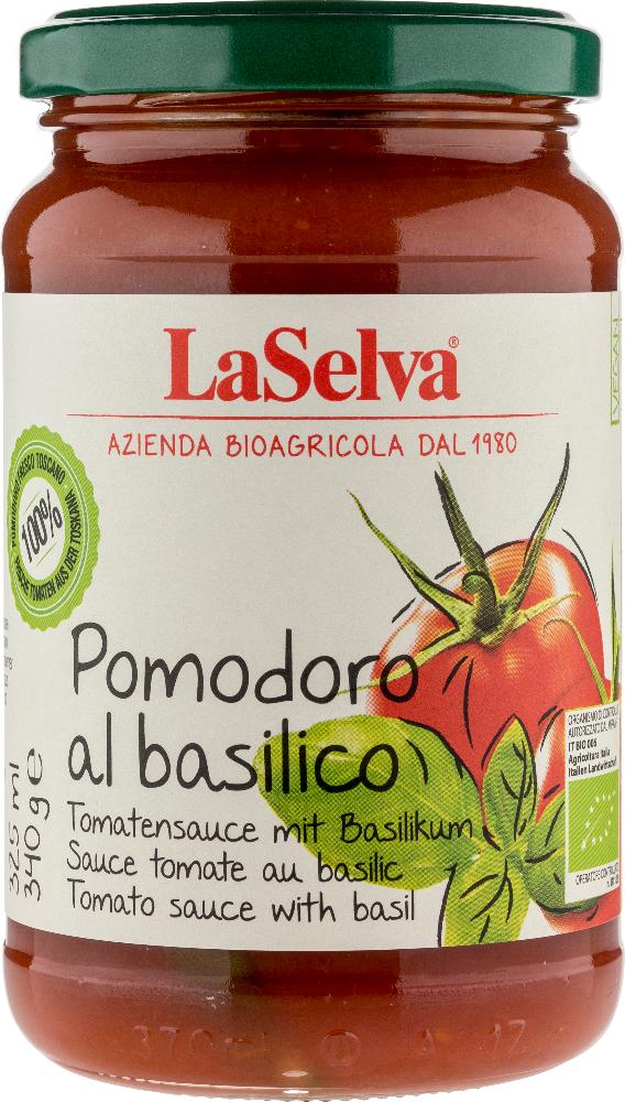 LaSelva Økologisk Tomatsauce med Basilikum