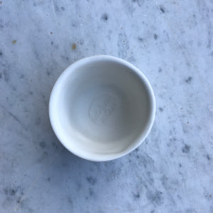 GiùinLab Espressokop - Hvid, Mat Glasur